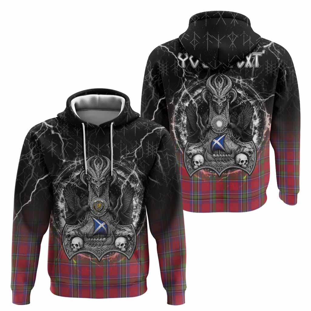 Sinclair Tartan Crest Hoodie Celtic Odin's Raven Legacy