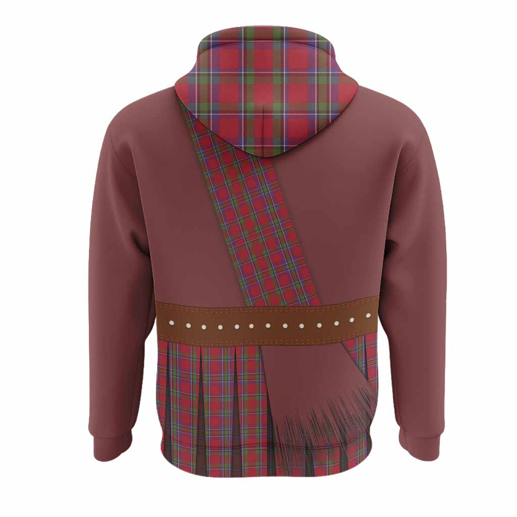 Sinclair Tartan Crest Hoodie Kilt Costume Style