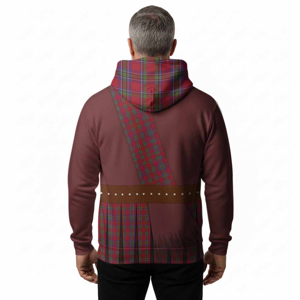 Sinclair Tartan Crest Hoodie Kilt Costume Style