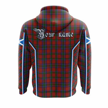 Sinclair Tartan Crest Hoodie Scotland Coat of Arm Flag Style
