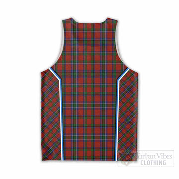 Sinclair Tartan Crest Men Tank Top Scotland Coat of Arm Flag Style