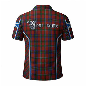 Sinclair Tartan Crest Polo Shirt Scotland Coat of Arm Flag Style - Tartan Vibes Clothing