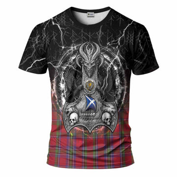 Sinclair Tartan Crest T-Shirt Celtic Odin's Raven Legacy