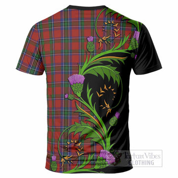 Sinclair Tartan Crest T-Shirt Scottish Thistle Pride Heritage Art