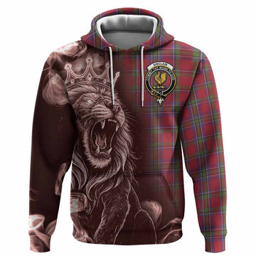 Sinclair Tartan Hoodie Roaring Lion Heritage