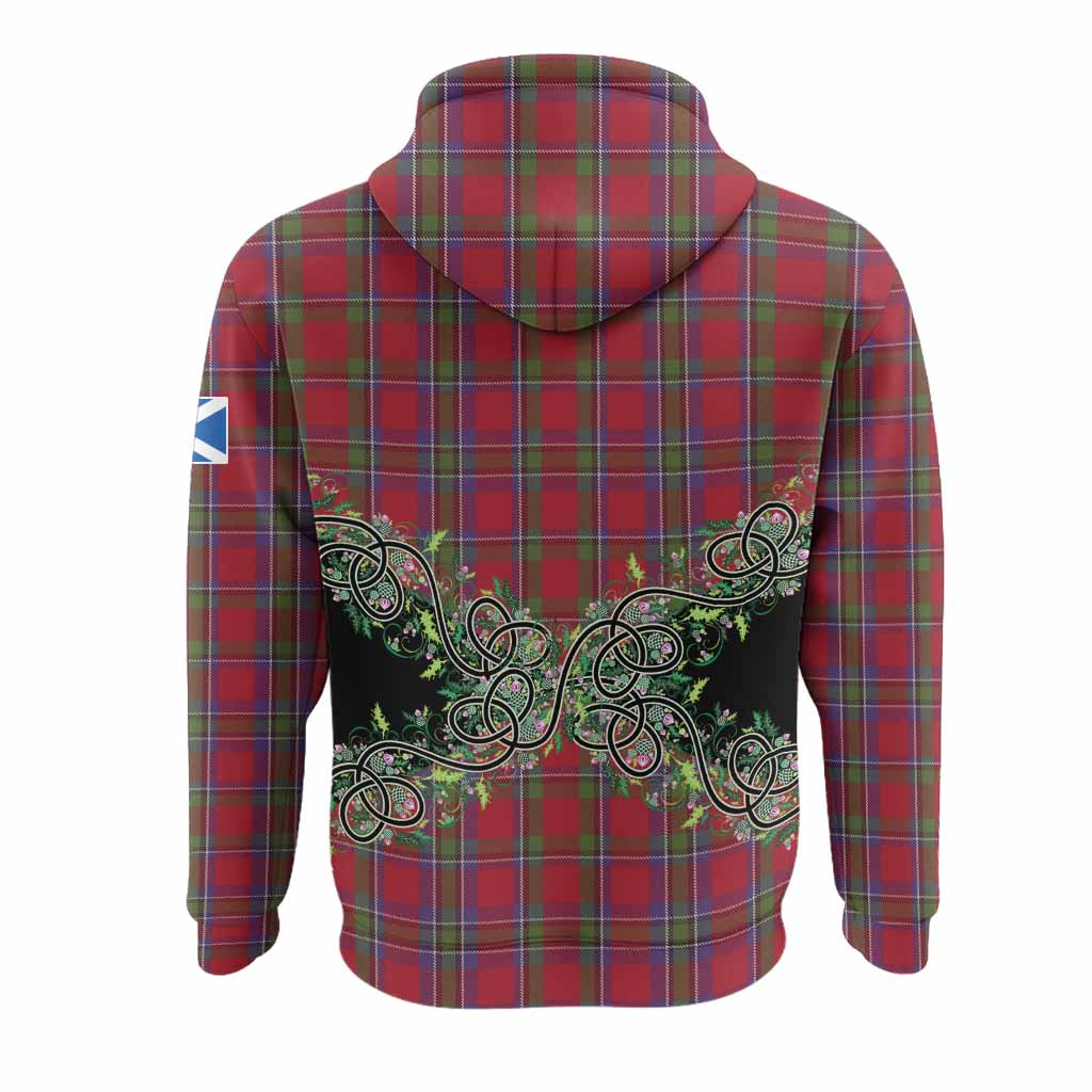 Sinclair Tartan Hoodie Thistle Scottish Spirit