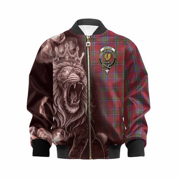 Sinclair Tartan Kid Bomber Jacket Roaring Lion Heritage