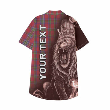 Sinclair Tartan Kid Hawaiian Shirt Roaring Lion Heritage
