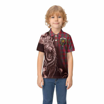 Sinclair Tartan Kid Polo Shirt Roaring Lion Heritage