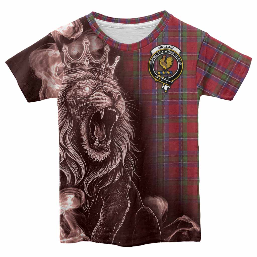 Sinclair Tartan Kid T-shirt Roaring Lion Heritage