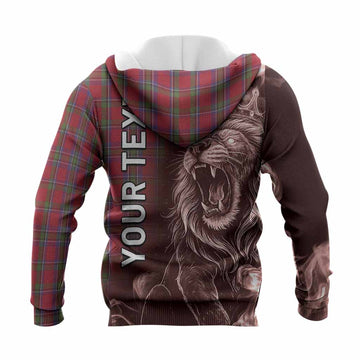 Sinclair Tartan Knitted Hoodie Roaring Lion Heritage