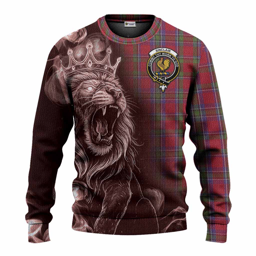 Sinclair Tartan Knitted Sweater Roaring Lion Heritage