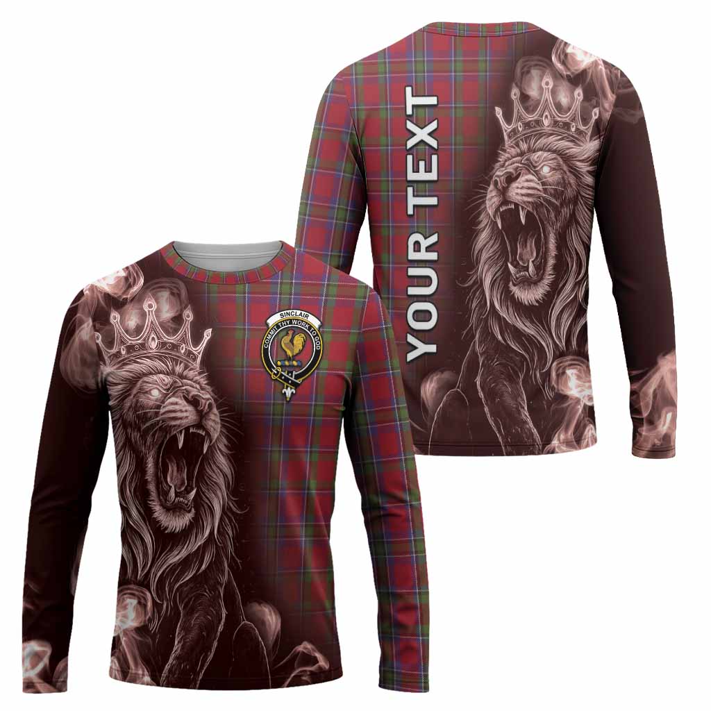 Sinclair Tartan Long Sleeve T-Shirt Roaring Lion Heritage