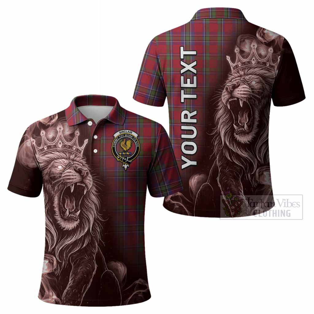 Sinclair Tartan Polo Shirt Roaring Lion Heritage