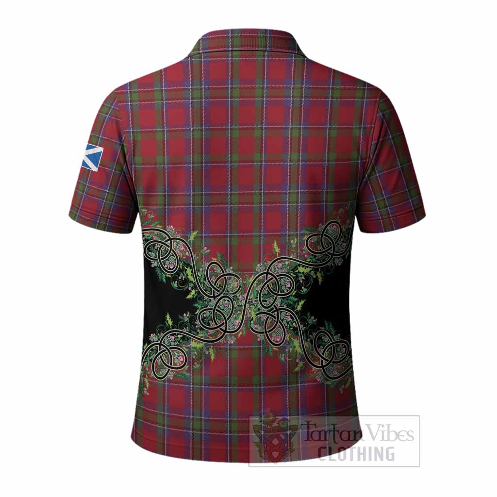 Sinclair Tartan Polo Shirt Thistle Scottish Spirit