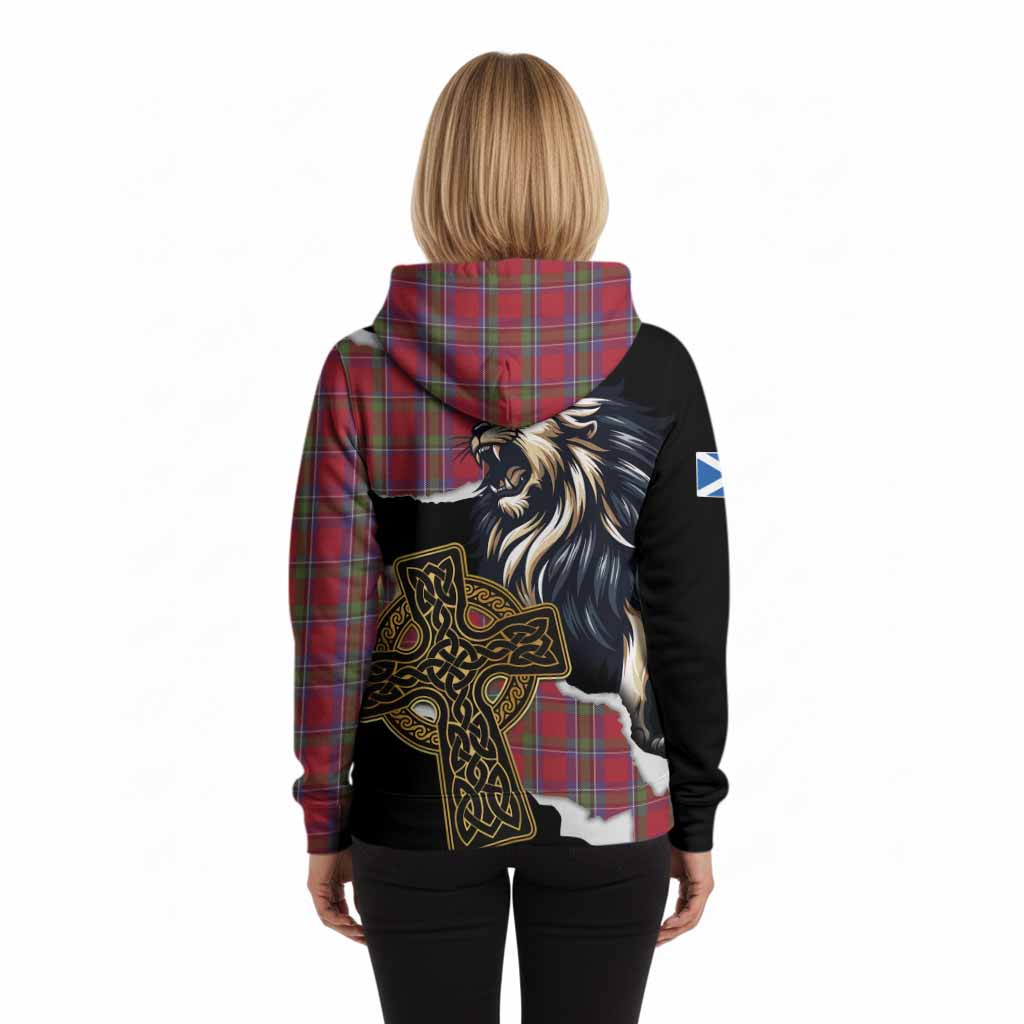 Sinclair Tartan Scottish Hoodie Lion Celtic Heritage