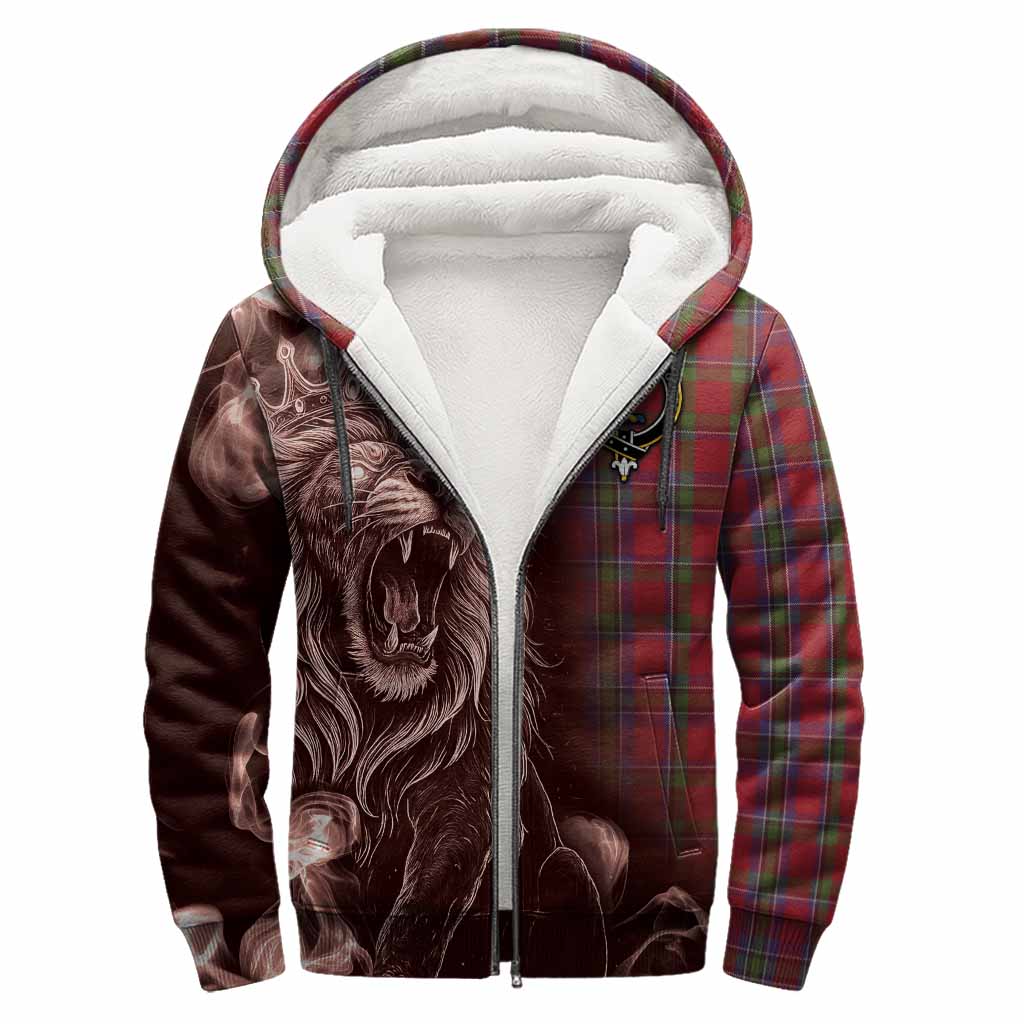 Sinclair Tartan Sherpa Hoodie Roaring Lion Heritage