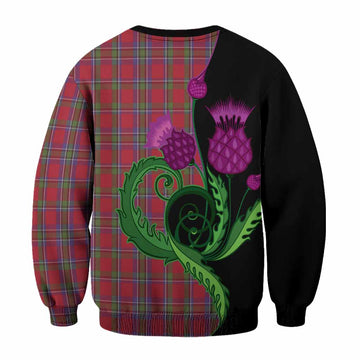 Sinclair Tartan Sweatshirt Traditional Scottish Thistle