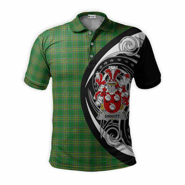 Sinnott Irish Clan Polo Shirt Celtic Circle Style