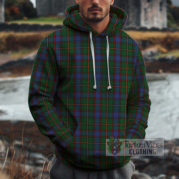 Skene Tartan Cotton Hoodie