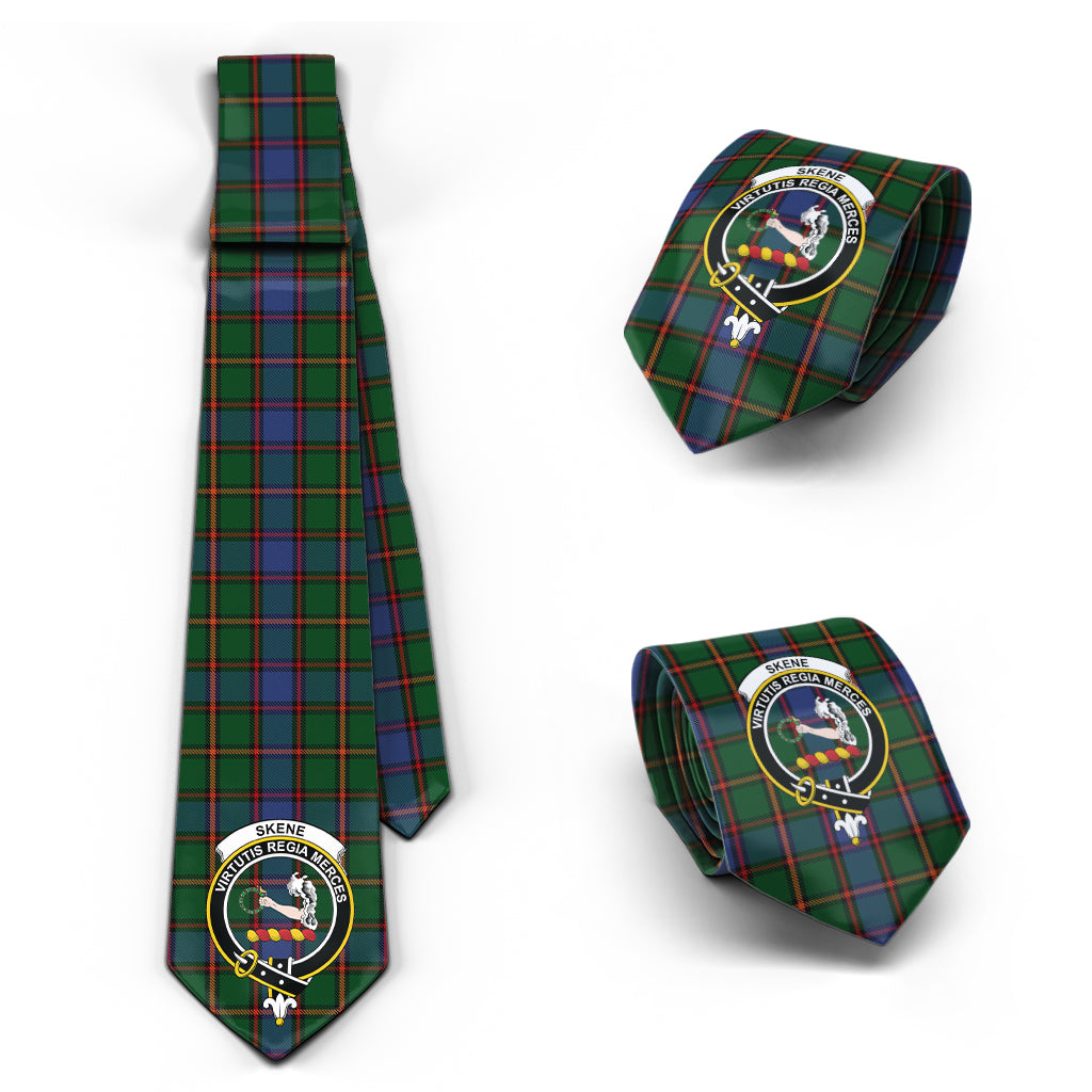 skene-tartan-classic-necktie-with-family-crest