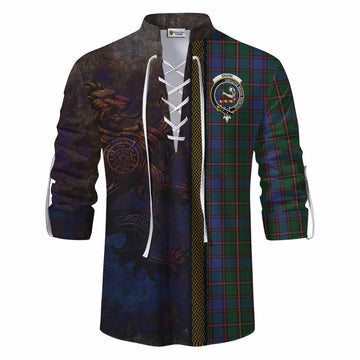 Skene Tartan Family Crest Ghillie Kilt Shirt Alba Gu Brath Be Brave Lion Ancient Style