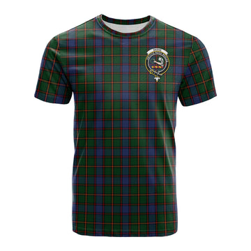 Skene Tartan T-Shirt with Family Crest