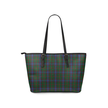 Skene Tartan Leather Tote Bag