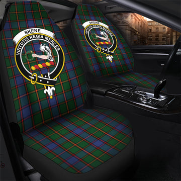 Skene Tartan Car Seat Cover with Family Crest - Tartanvibesclothing