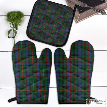 Skene Tartan Combo Oven Mitt & Pot-Holder Combo 1 Oven Mitt & 1 Pot-Holder Black - Tartan Vibes Clothing