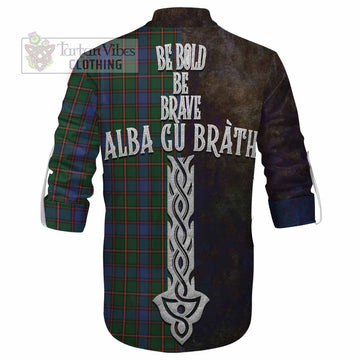 Skene Tartan Family Crest Ghillie Kilt Shirt Alba Gu Brath Be Brave Lion Ancient Style