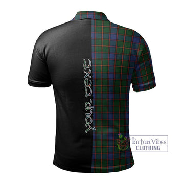 Skene Tartan Polo Shirt with Family Crest and Half Of Me Style - Tartanvibesclothing Shop