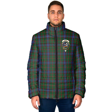 Skene Tartan Padded Jacket with Family Crest