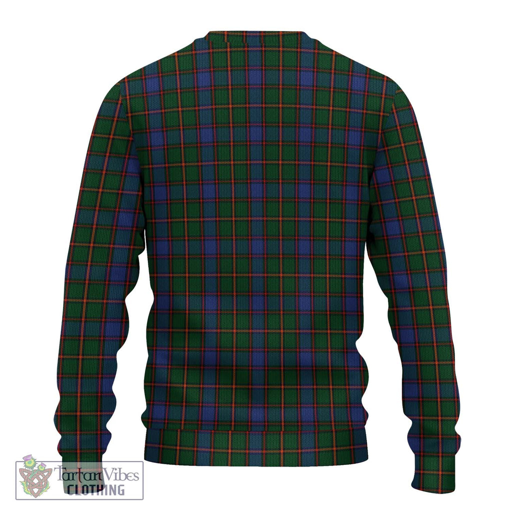Skene Tartan Knitted Sweater with Family Crest DNA In Me Style - Tartanvibesclothing Shop