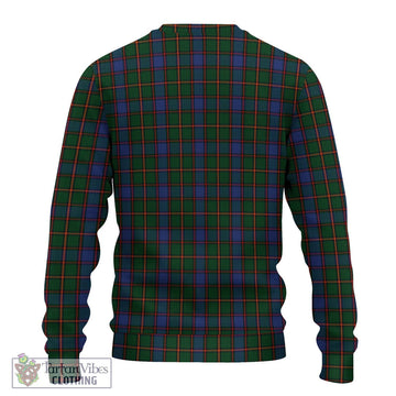 Skene Tartan Knitted Sweater with Family Crest DNA In Me Style - Tartanvibesclothing Shop