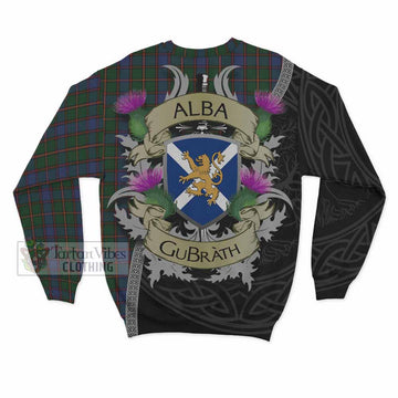 Tartan Vibes Clothing Skene Tartan Family Crest Sweatshirt Lion Rampant Royal Thistle Shield Celtic Inspired