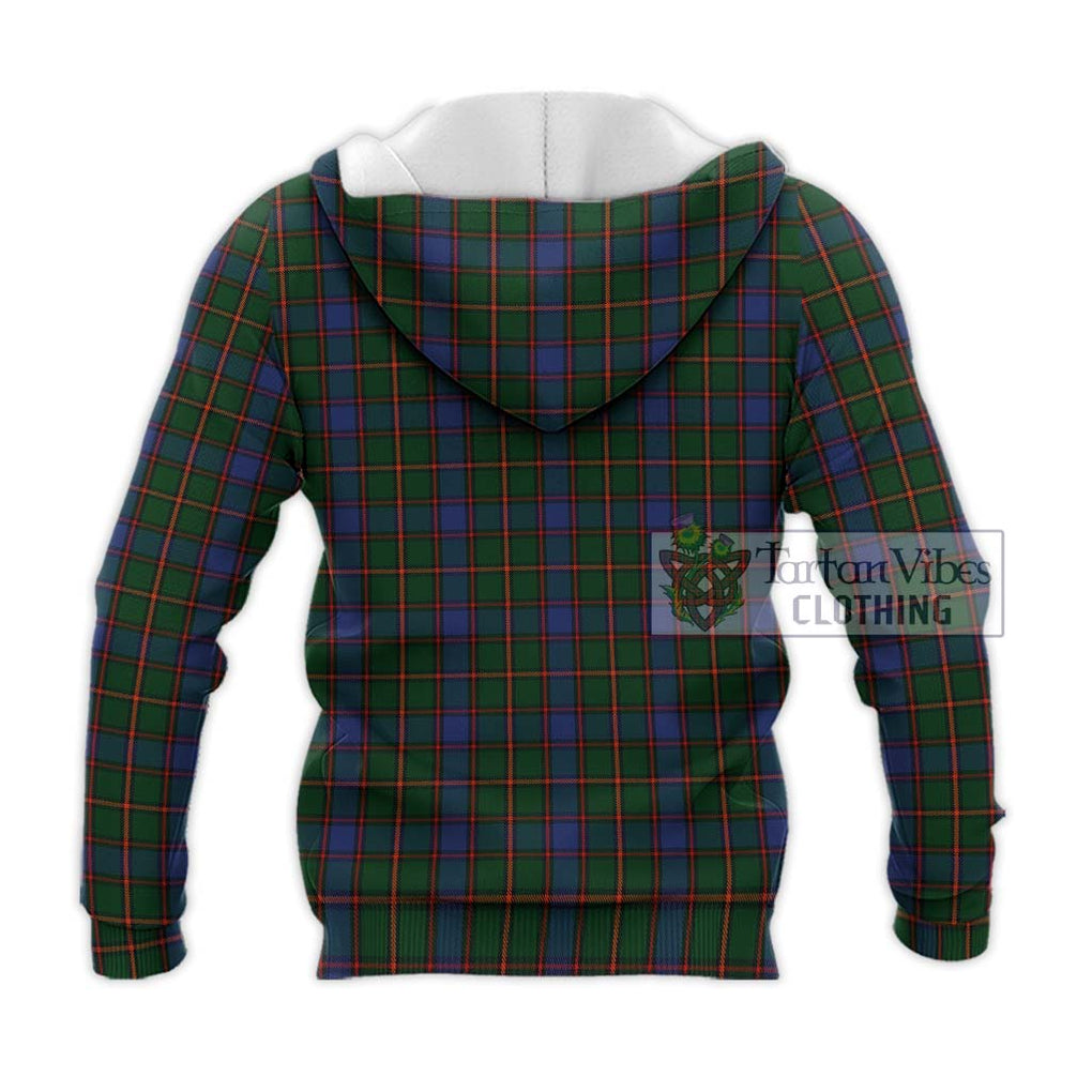 Skene Tartan Knitted Hoodie with Family Crest DNA In Me Style - Tartanvibesclothing Shop