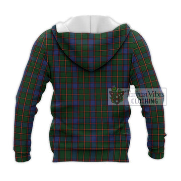 Skene Tartan Knitted Hoodie with Family Crest DNA In Me Style - Tartanvibesclothing Shop