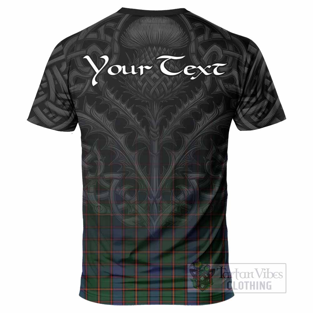 Tartan Vibes Clothing Skene Tartan T-Shirt with Family Crest Celtic Thistle Vibes