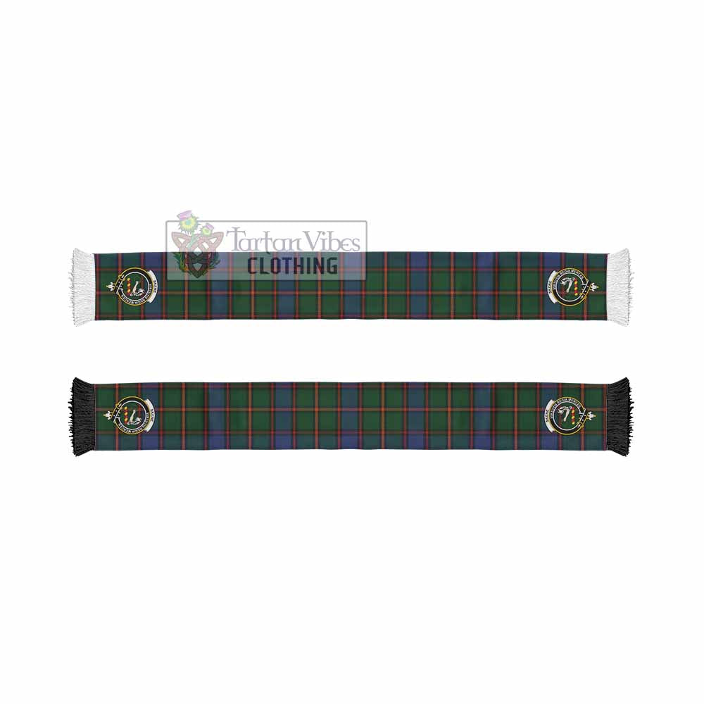 Tartan Vibes Clothing Skene Tartan Ruffneck Scarf with Family Crest