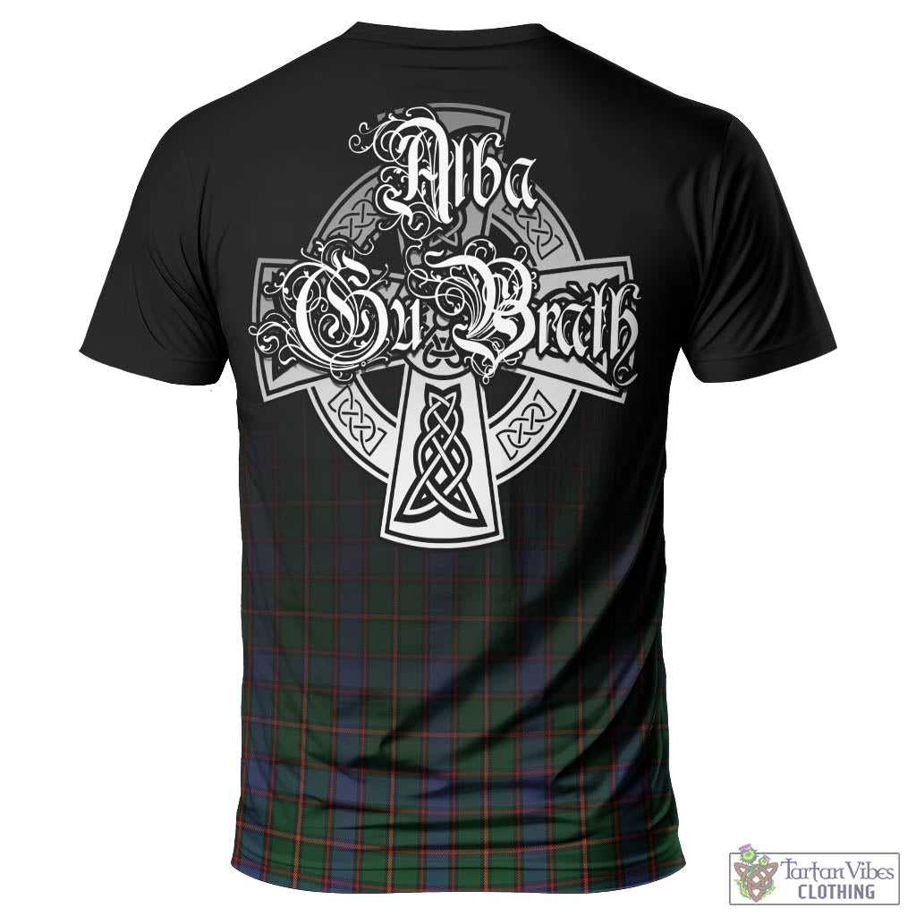 Tartan Vibes Clothing Skene Tartan T-Shirt Featuring Alba Gu Brath Family Crest Celtic Inspired
