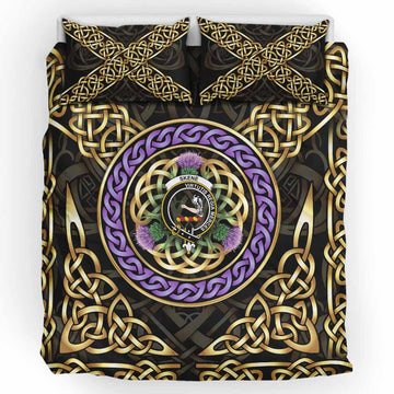 Skene Clan Crest Bedding Set Celtic Scottish Thistle