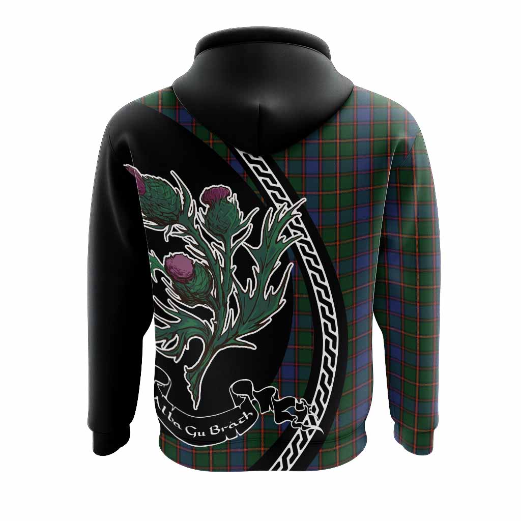 Skene Family Crest Tartan Hoodie Alba Thistle Inspired - Tartan Vibes Clothing