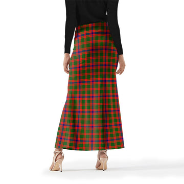 Skene Modern Tartan Womens Full Length Skirt