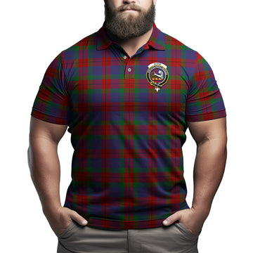Skene of Cromar Tartan Men's Polo Shirt with Family Crest
