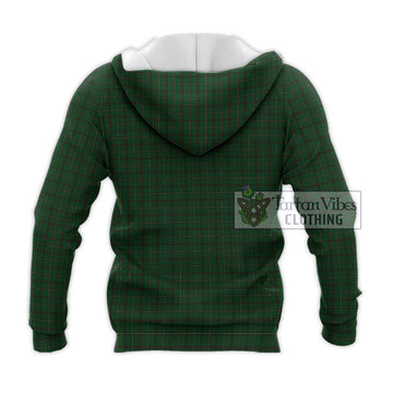 Skene or Tribe of Mar Tartan Knitted Hoodie with Family Crest DNA In Me Style - Tartanvibesclothing Shop