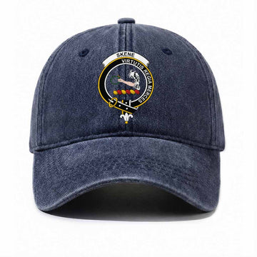 Skene Scottish Clan Crest Washed Baseball Cap