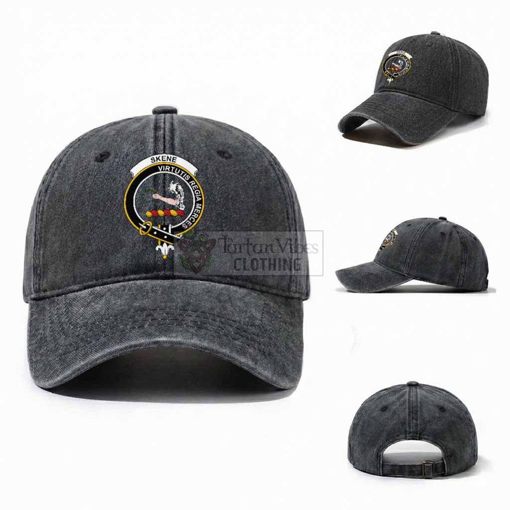 Skene Scottish Clan Crest Washed Baseball Cap