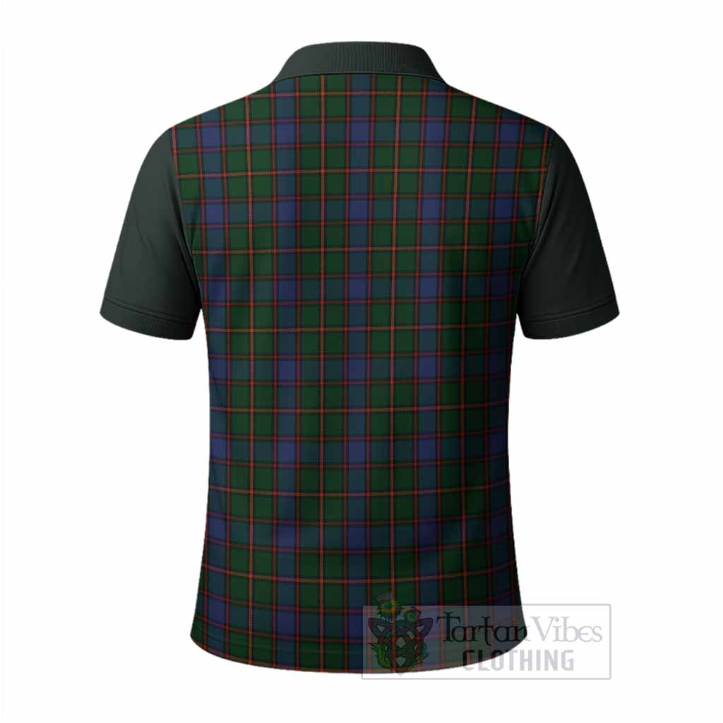 Skene Tartan Accent Polo Shirt with Family Crest
