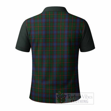 Skene Tartan Accent Polo Shirt with Family Crest